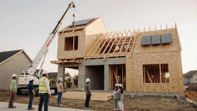 modernes Holzhaus